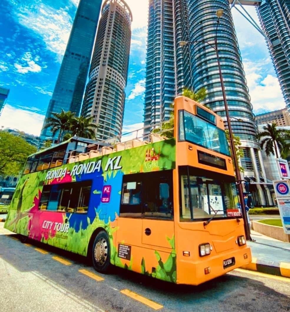 Kuala Lumpur Guide - KL Hop-On Hop-Off double-decker bus for city tours in Kuala Lumpur.